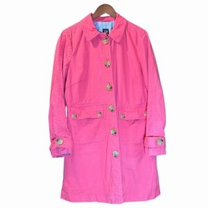 Vintage Pink Gap Trench Coat Size XL